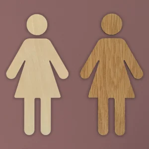WC kyltti naiset koivu tammi Koivus wc opaste naisten vessa