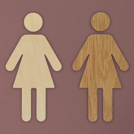 WC kyltti naiset koivu tammi Koivus wc opaste naisten vessa