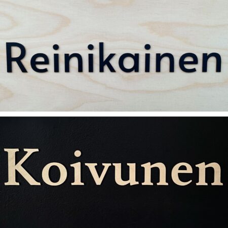 ovikyltti persoonallinen omalla nimellä