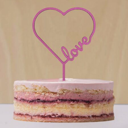 sydän kakkukoriste love koivus 1