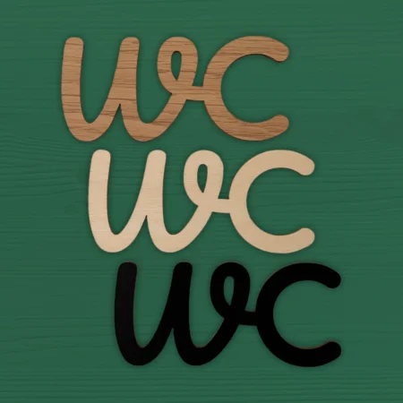 WC kyltti kyltit musta koivu ja tammi kauno koivus oveen