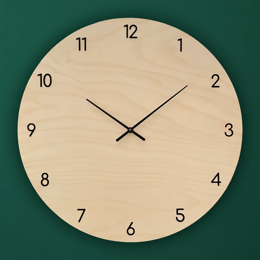 Koivus seinäkello koivu 50cm