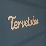 Tervetuloa kyltti koivus koivu oveen puinen